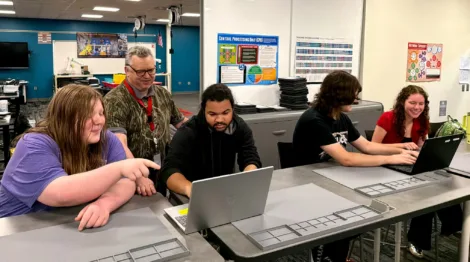 ICHS students take the lead for Ohio Tech Day